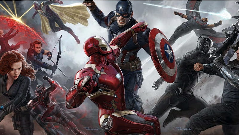 Captain America Civil War Concept Ar, HD wallpaper