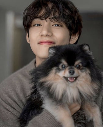 BTS YEONTAN, dog, puppies, tae, HD phone wallpaper | Peakpx