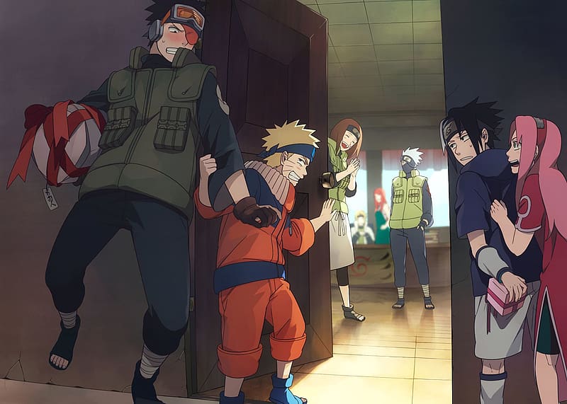 Minato Namikaze Naruto Uzumaki Kakashi Hatake Sasuke Uchiha