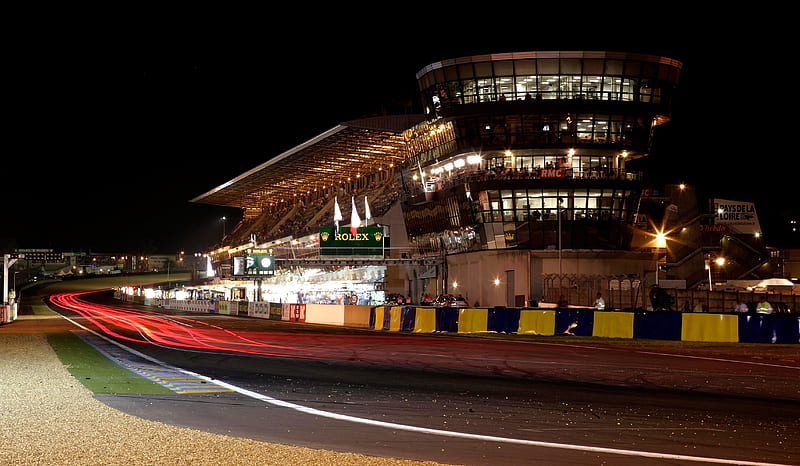 Circuit of Le Mans Night, le mans, circuit, night, of, HD wallpaper