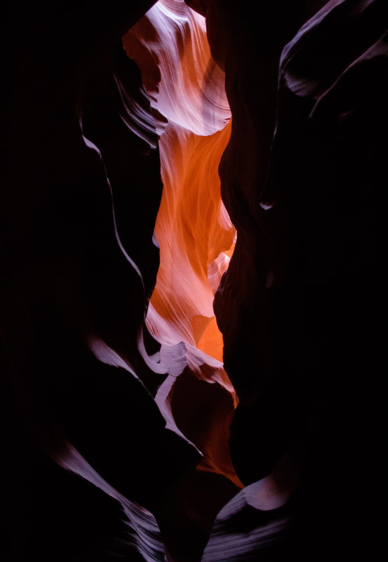 canyon, cave, dark, HD phone wallpaper