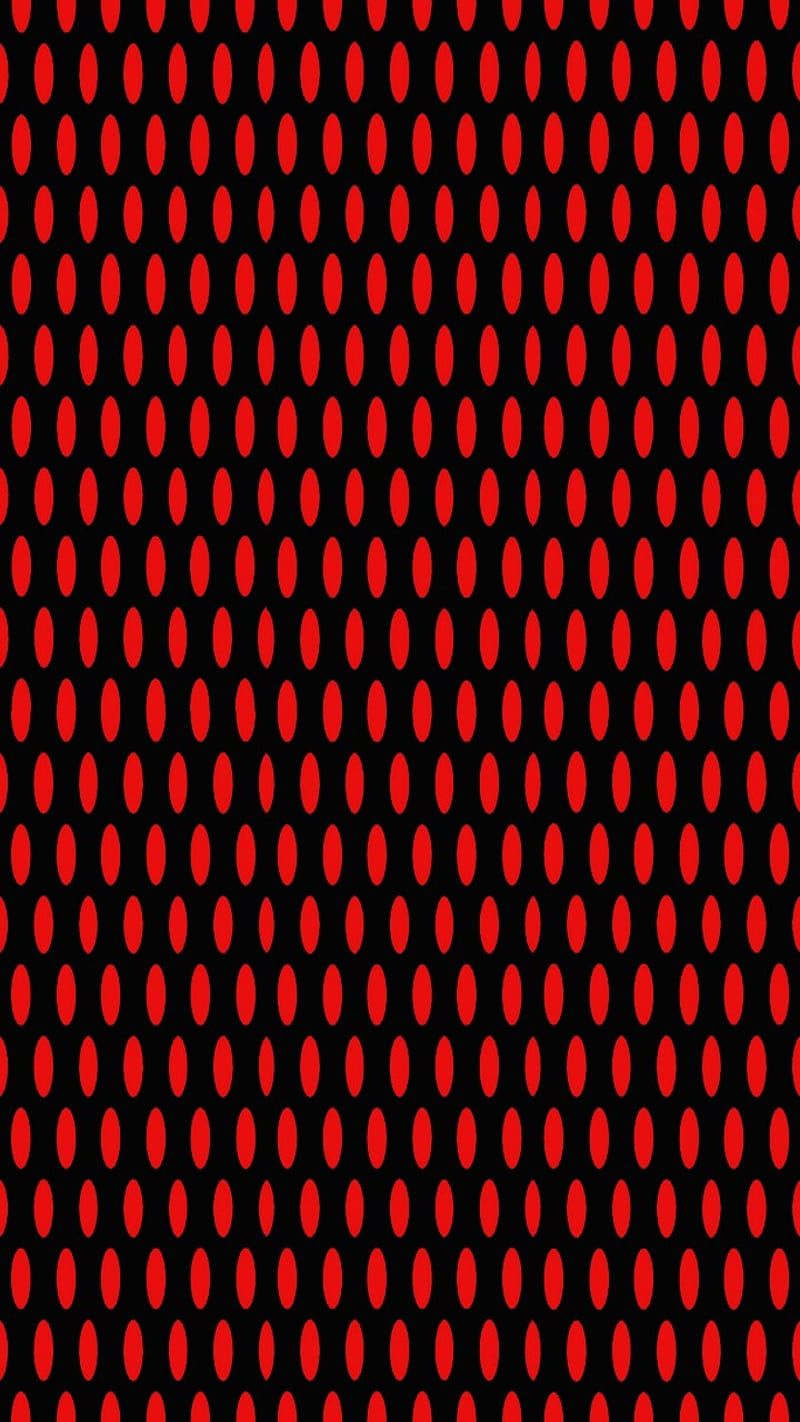 Red Polkadot 02, polka, dot, tiled, HD phone wallpaper