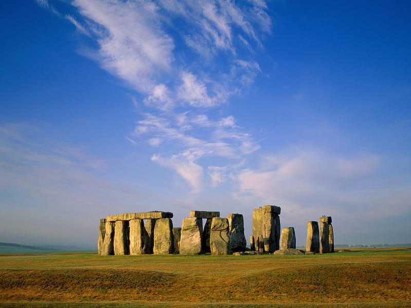 Stonehenge Wiltshire England, wiltshire, stonehenge, england, sky, uk, HD wallpaper