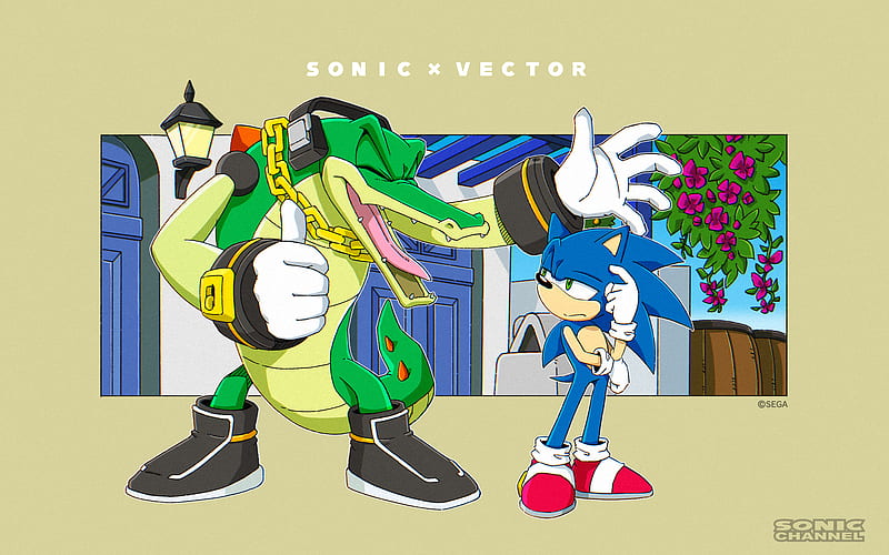 Sonic, Sonic the Hedgehog, Vector the Crocodile , Sonic Channel, HD wallpaper