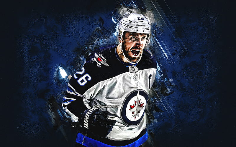 26 Blake Wheeler (Winnipeg Jets) iPhone X/XS/XR Wallpaper…