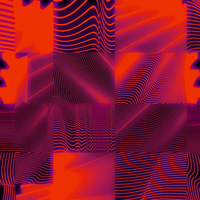Pewdiepie pattern, black, colorful, glow, light, neon, orange, red, waves,  HD phone wallpaper | Peakpx
