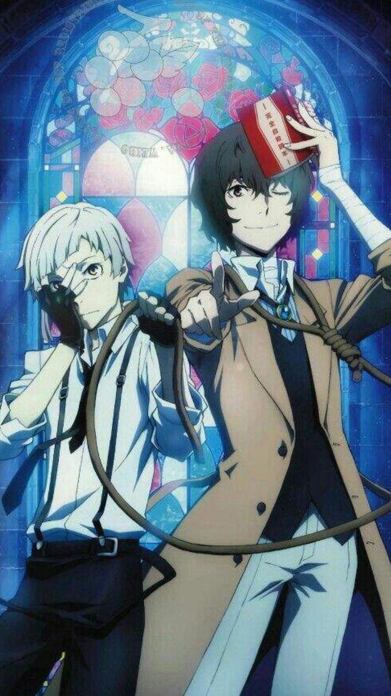 Atsushi e Dazai, atsushi nakajima, dazai osamu, bungou stray dogs, anime, HD phone wallpaper