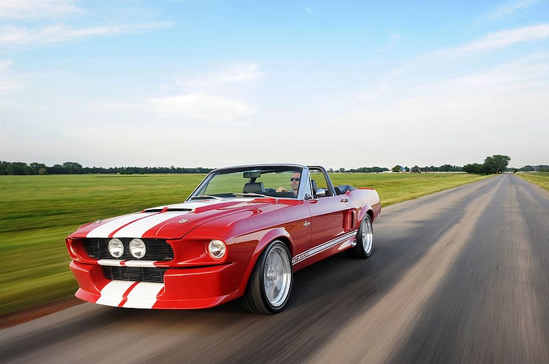 Ford, Convertible, Muscle Car, Classic Car, Vehicles, Shelby Gt500 Classic Recreation, HD wallpaper