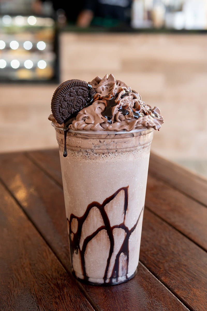 chocolate cookie frappe, HD phone wallpaper