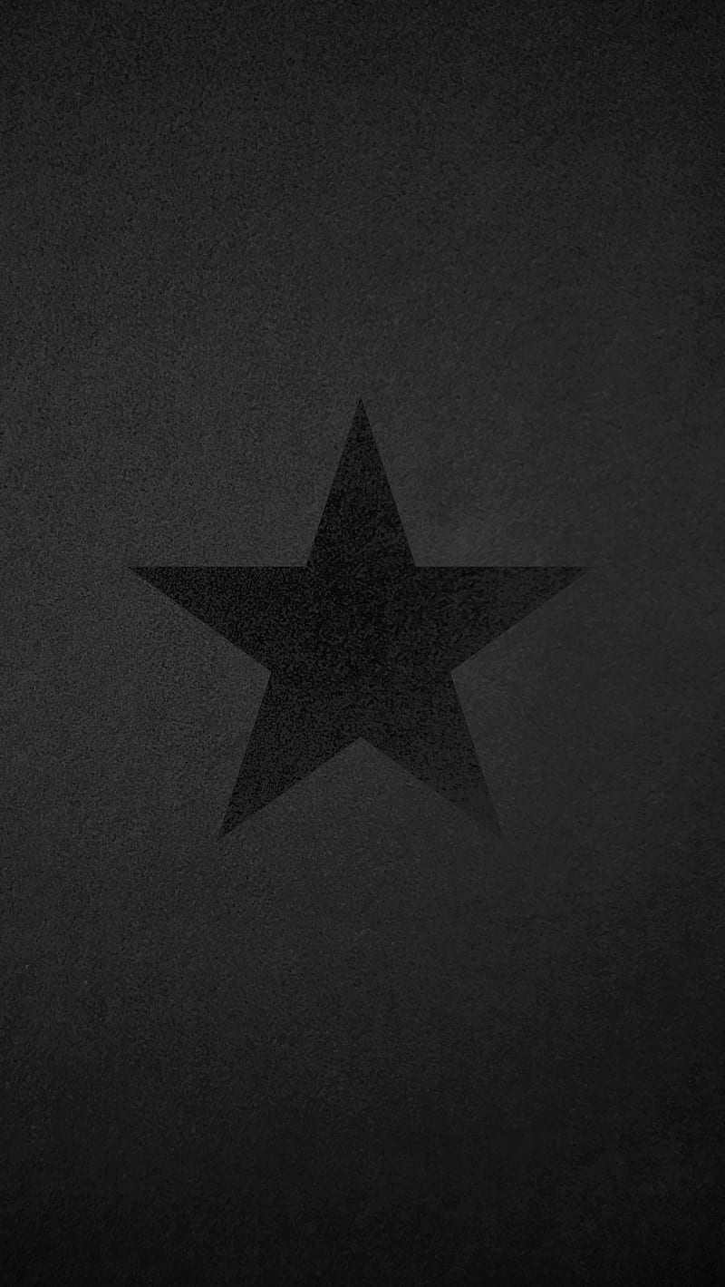 Black starlight, black, star, HD phone wallpaper