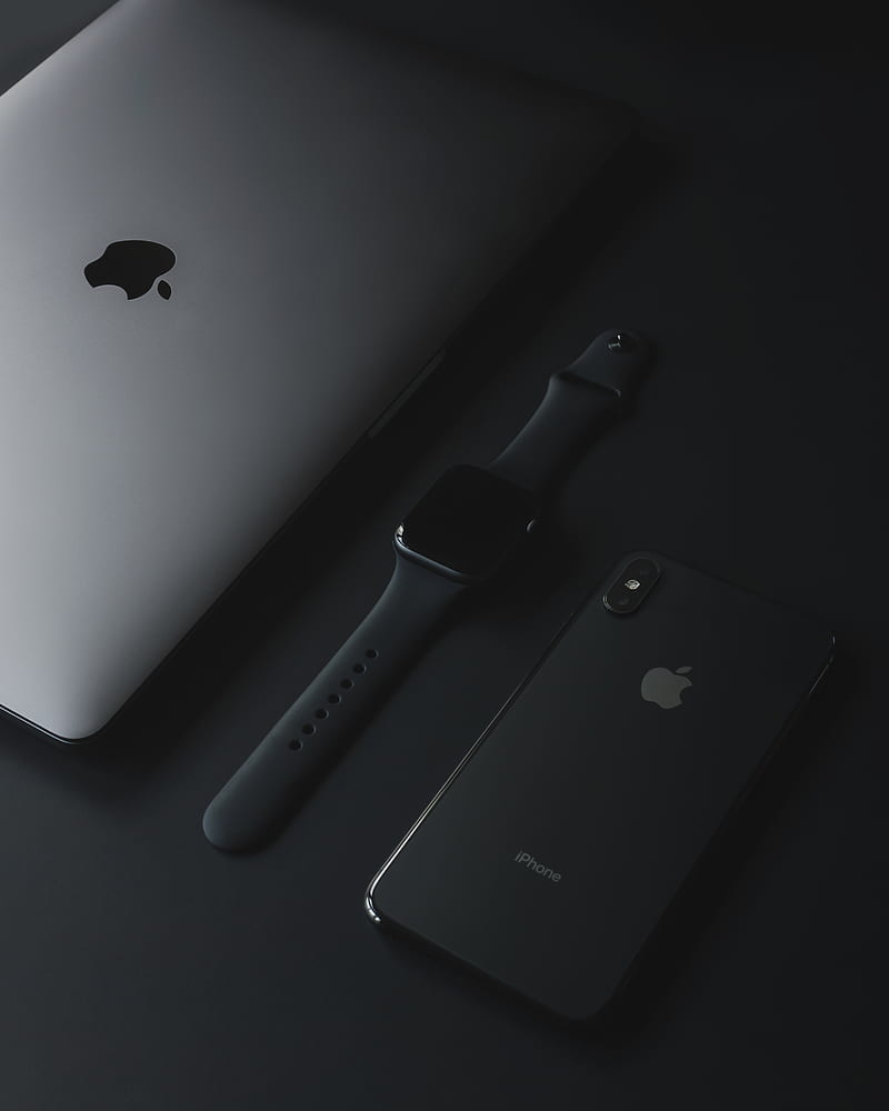 three assorted Apple products, HD phone wallpaper