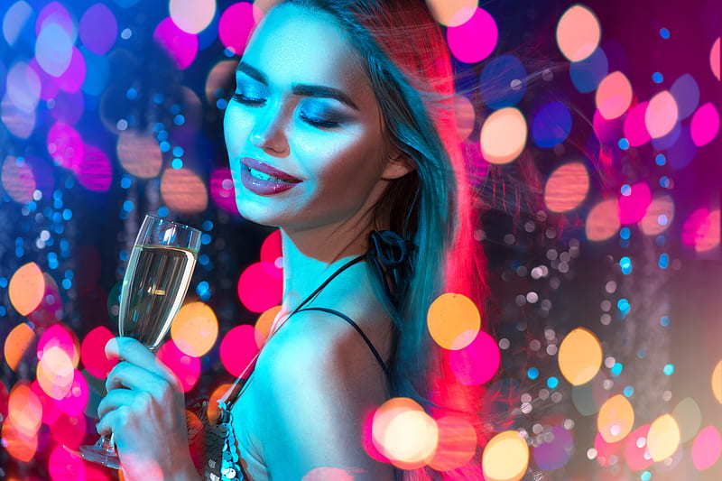 ღ, Portrait, Holiday, Glass, Face, HD wallpaper | Peakpx