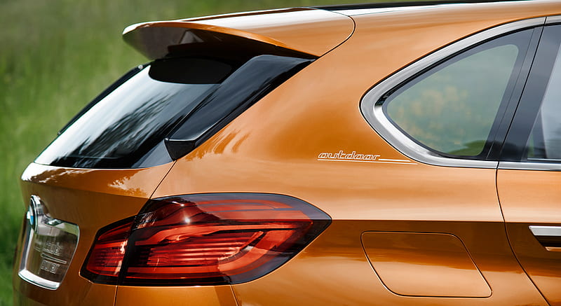 2013 BMW Active Tourer Outdoor Concept - Spoiler , car, HD wallpaper