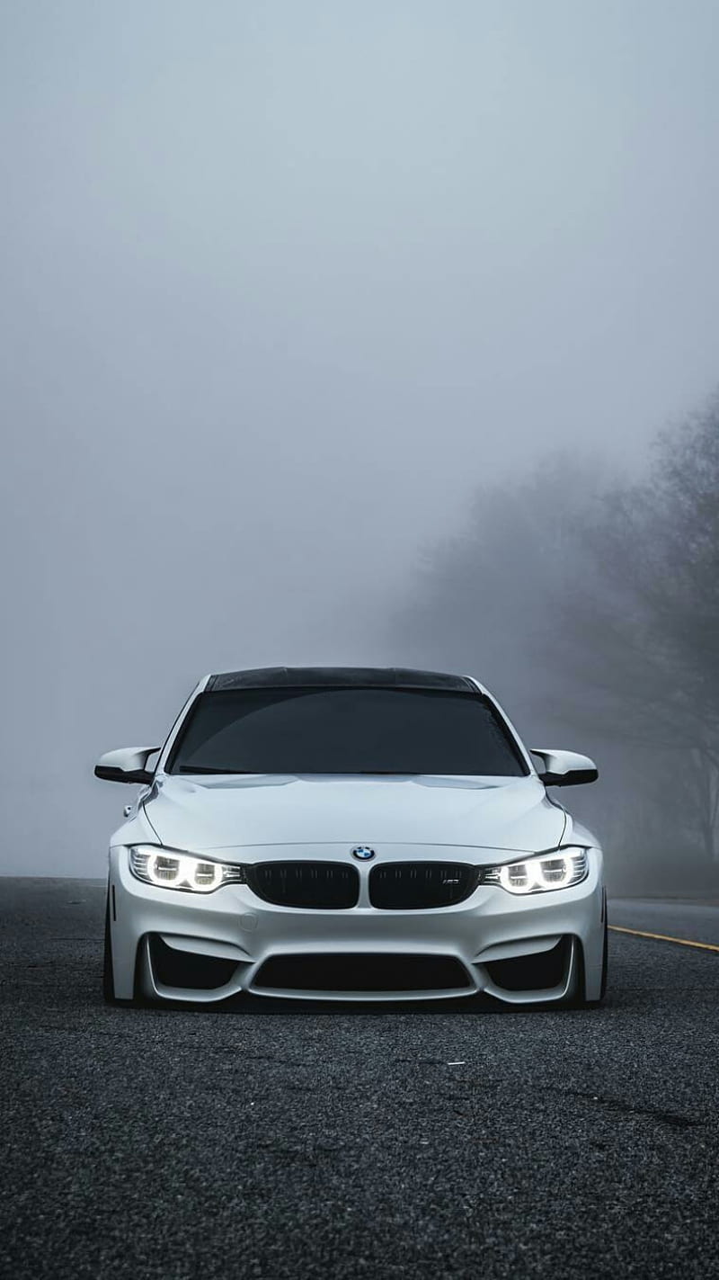 BMW M3, bmw, car, f80, fog, low, m power, m3, sedan, tuning, vehicle, HD phone wallpaper