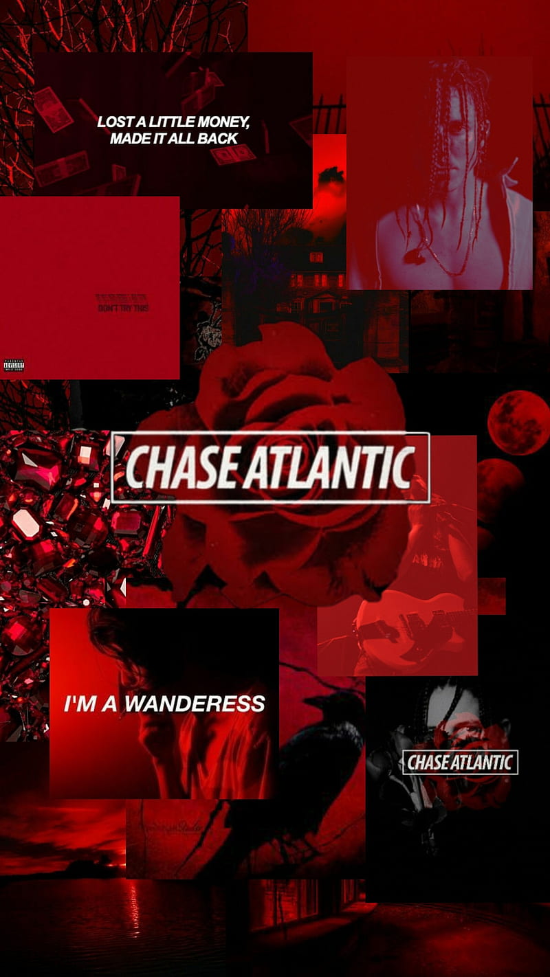 red themed ca pic, chase atlantic, HD phone wallpaper