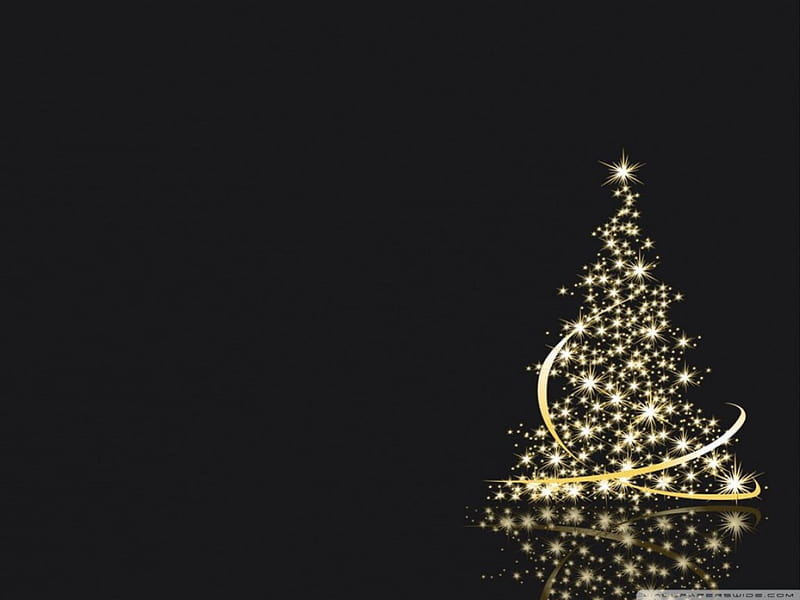 Glitter Tree, sparkle, garland, metal, gold, Christmas Tree, Dark Grey, pin, jewelry, off-center, HD wallpaper