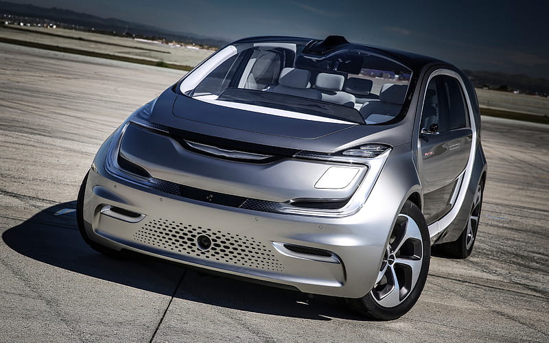 Chrysler Portal, 2017, electric minivan, cars of the future, electric cars, American cars, Chrysler, HD wallpaper