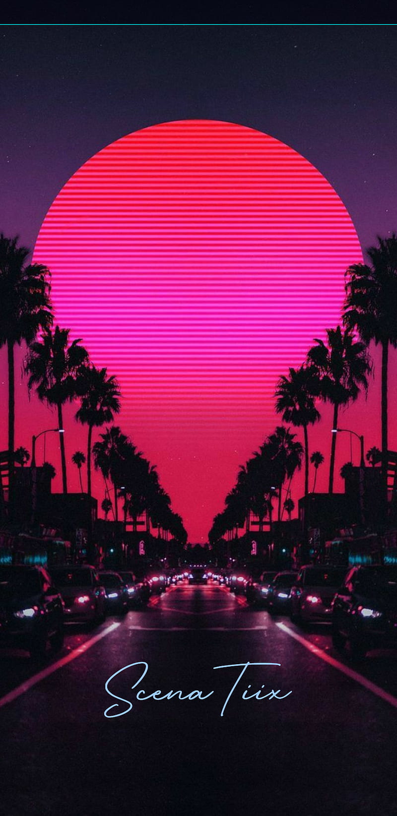 Retro Sunset Road, Retro Sunset, HD phone wallpaper | Peakpx