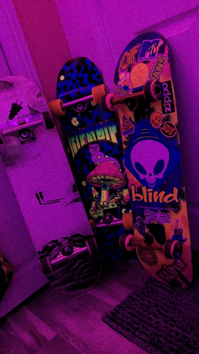 Skateboards, aesthetic, HD phone wallpaper