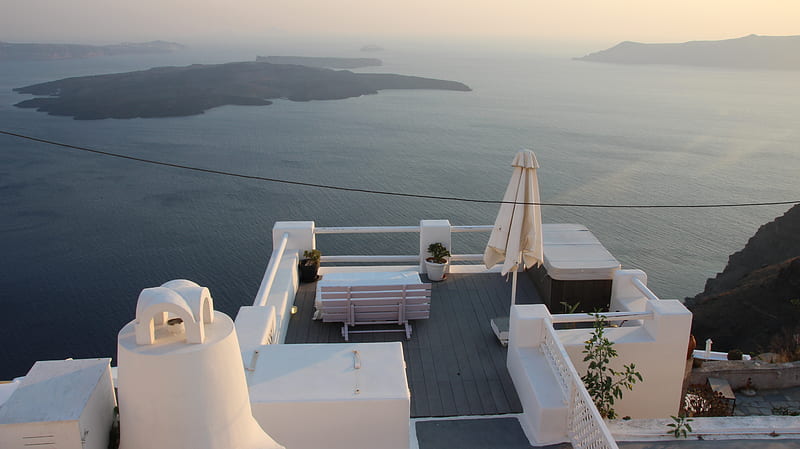 Santorini, beauty, sublime, view, luxury, HD wallpaper