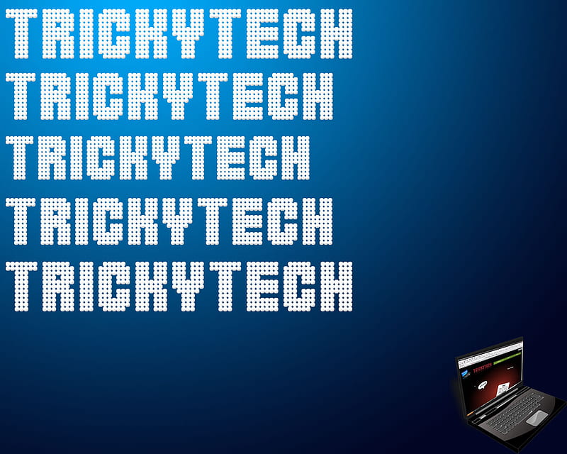 x5 TrickyTech, tricky, 5, trickytech, tech, fun, laptop, down, HD wallpaper