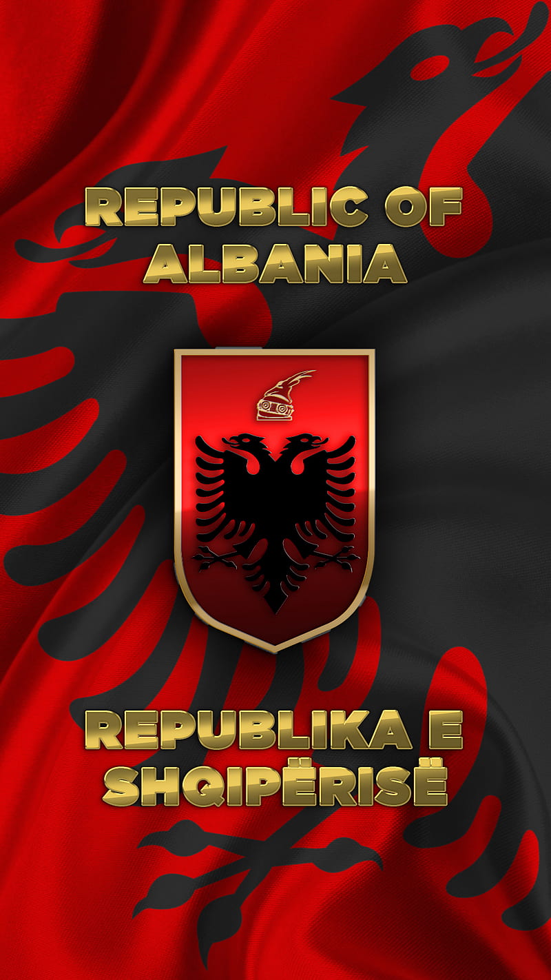 Republic of Albania, albania, kastrioti, republika e shqiperise, shqiperise, HD phone wallpaper