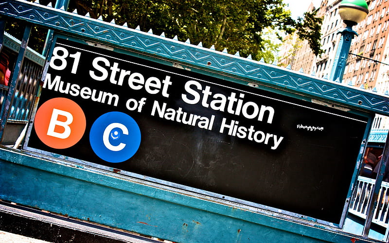 NYC Street Station, architecture, subway, new york, city, station, street, HD wallpaper