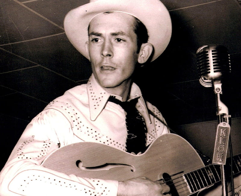 The King Of Country Music Hank Williams, cowboy hat, country music, blues, honky tonk, HD wallpaper