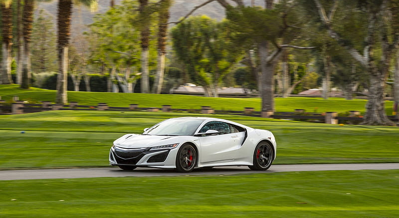 2017 Acura NSX White - Front , car, HD wallpaper