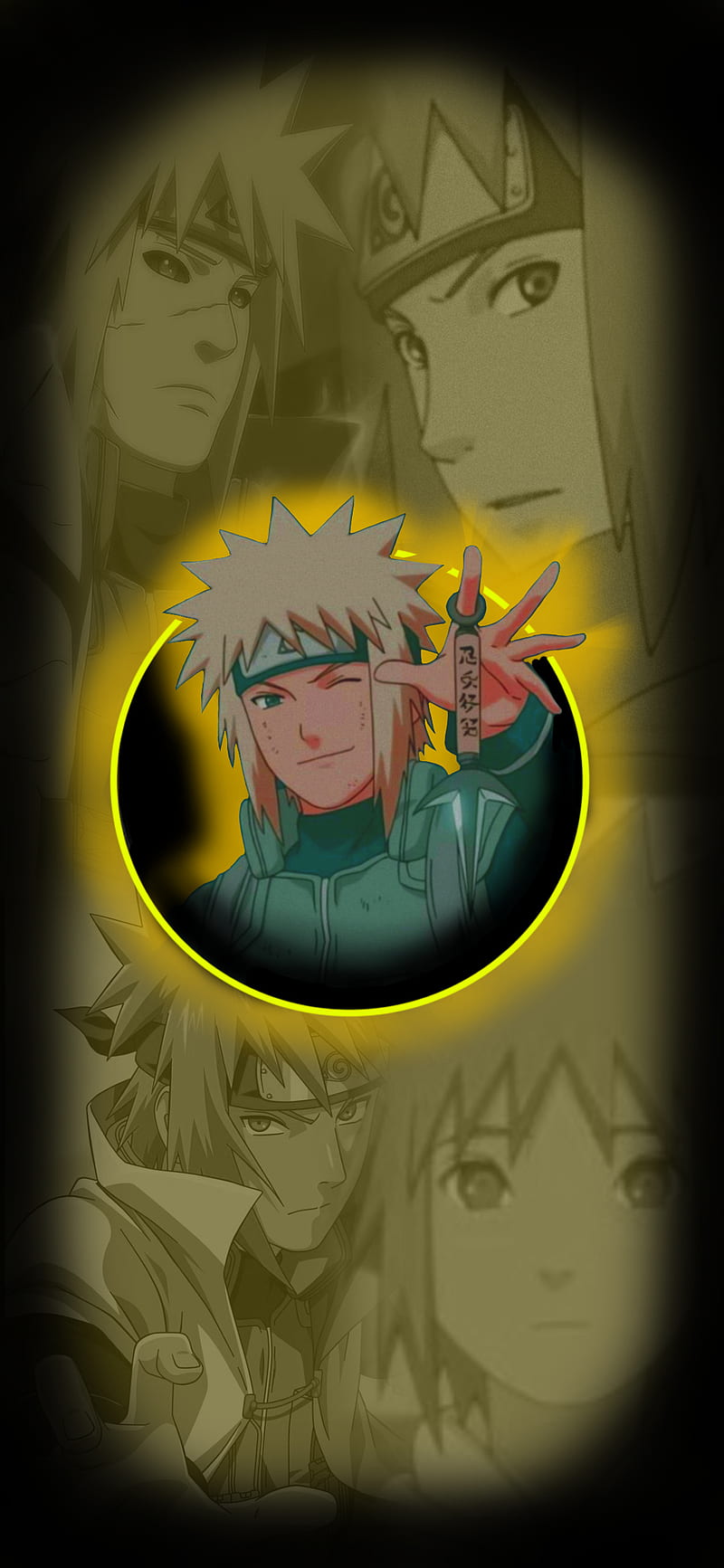 Mikyu Anime - Namikaze Minato Poster! O famoso relâmpago amarelo de Konoha  (木葉の 黄色い閃光), que é o pai de Naruto e se tornou o quarto hokage (四代目火影 -  yondaime hokage), também foi