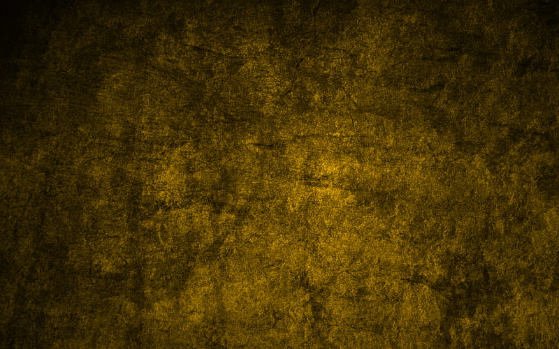 yellow stone background stone textures, grunge backgrounds, stone wall, yellow backgrounds, yellow stone, HD wallpaper