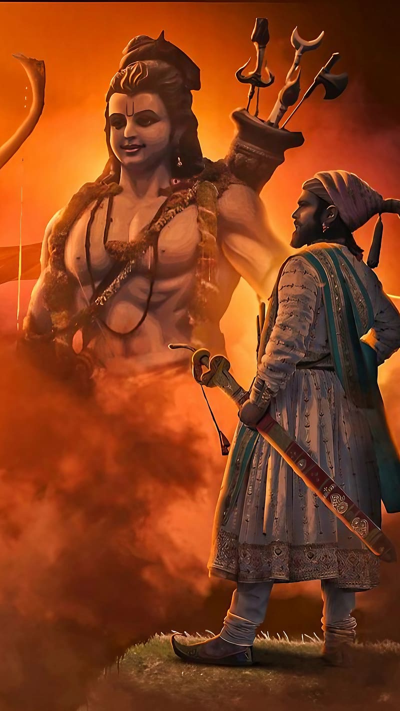 Chhatrapati Shivaji Maharaj , jay shree ram Shivaji Maharaj, lord, god, HD phone wallpaper