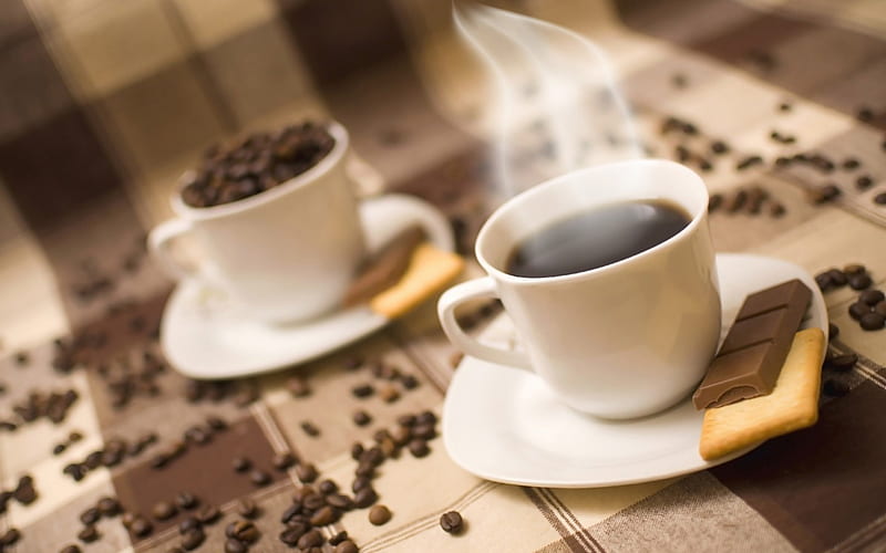 *** Coffee for two ***, drink, coffee, food, fresh, HD wallpaper