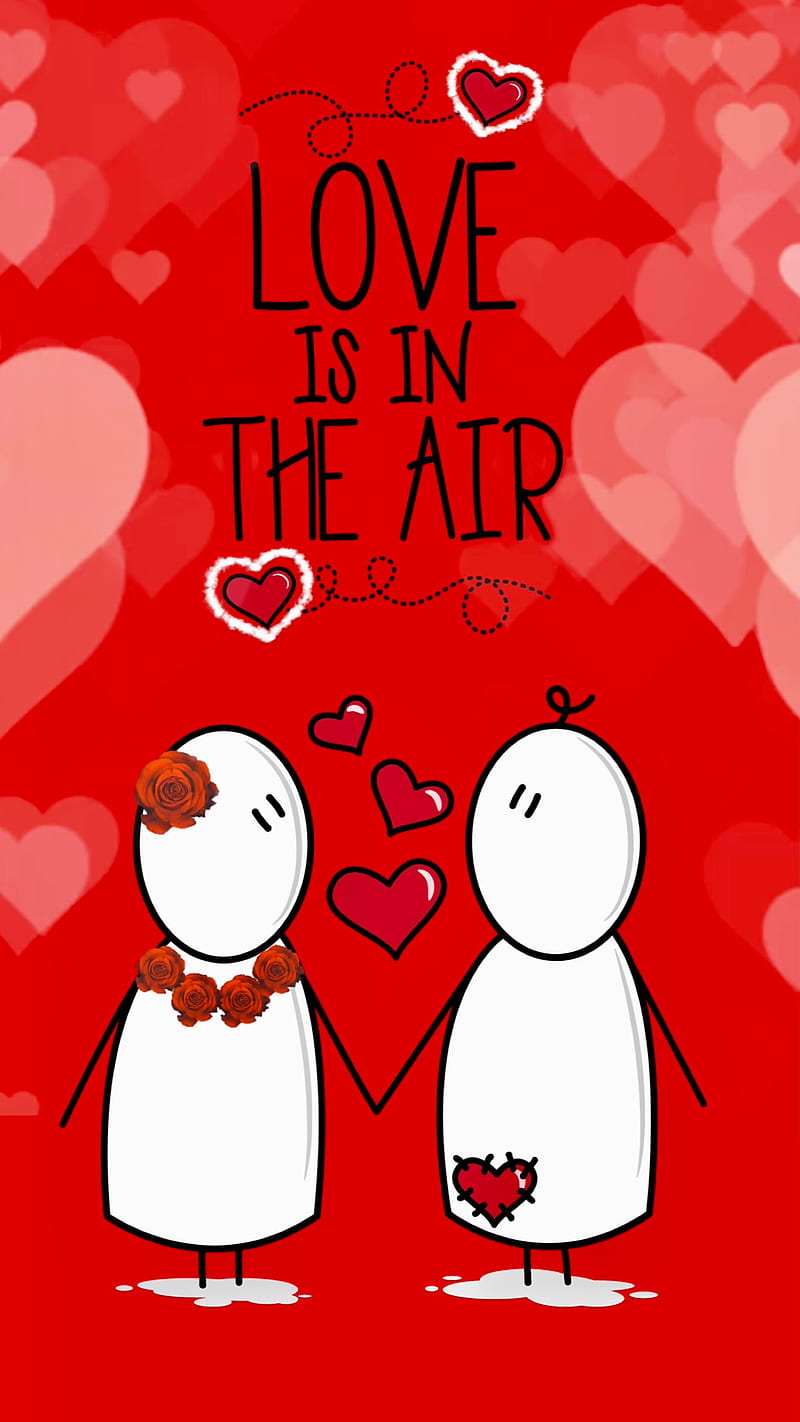 Love is in the Air”, Love, Love is in the Air, Valentine's Day,  Valentine's, HD phone wallpaper | Peakpx