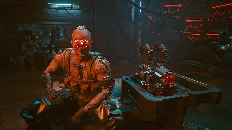 cyberpunk 2077, cyborg, robots, cd projekt, in-game screenshot, sci-fi games, Games, HD wallpaper