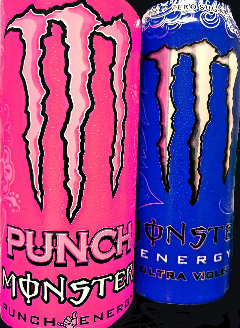 LiquedLove, monster, pink, blue, energy, lunch, HD phone wallpaper | Peakpx