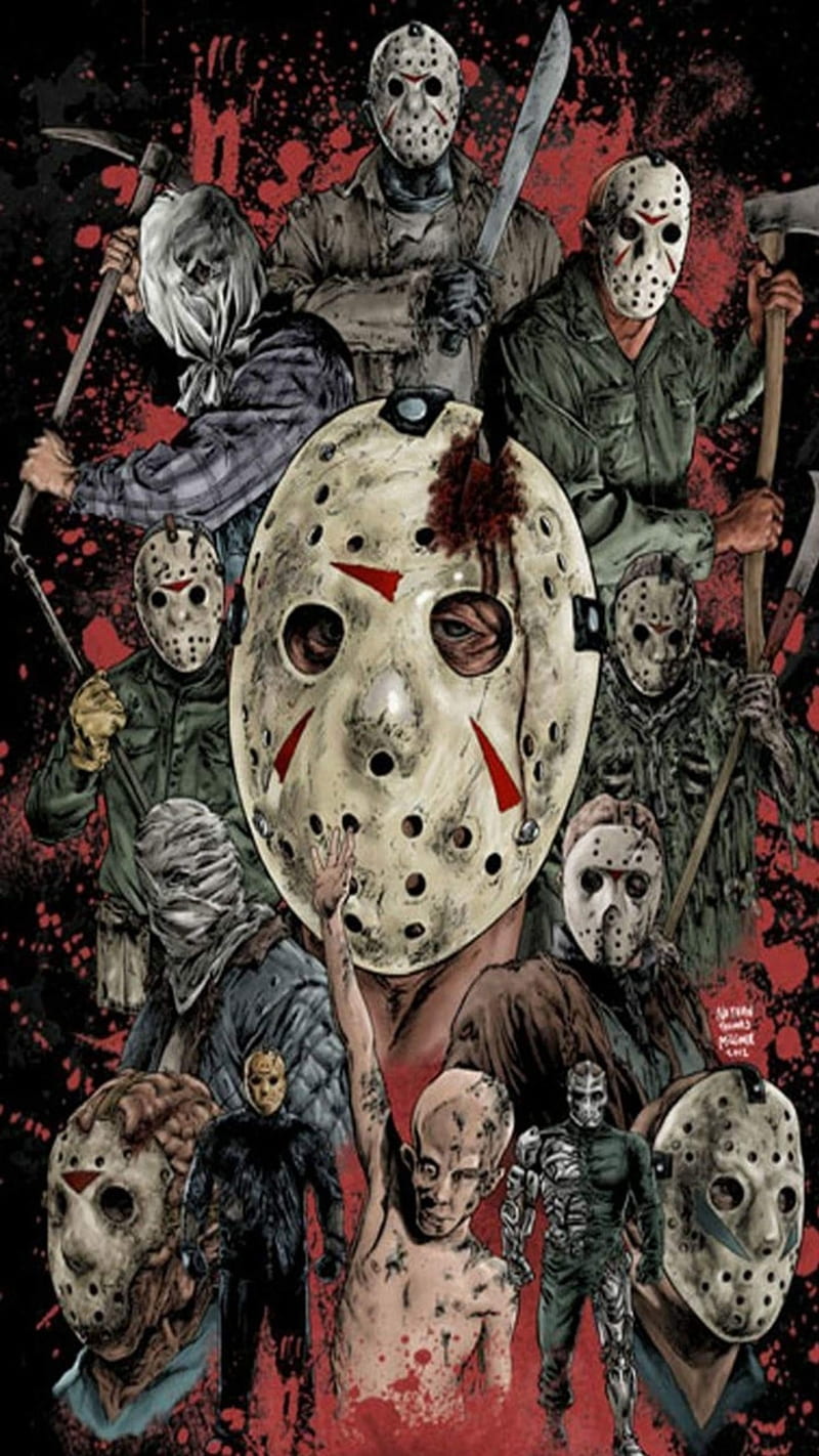 All of Jason , horror, HD phone wallpaper