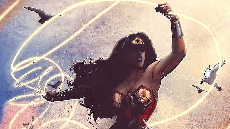Wonder Woman 2020, wonder-woman, superheroes, artist, artwork, digital-art, HD wallpaper