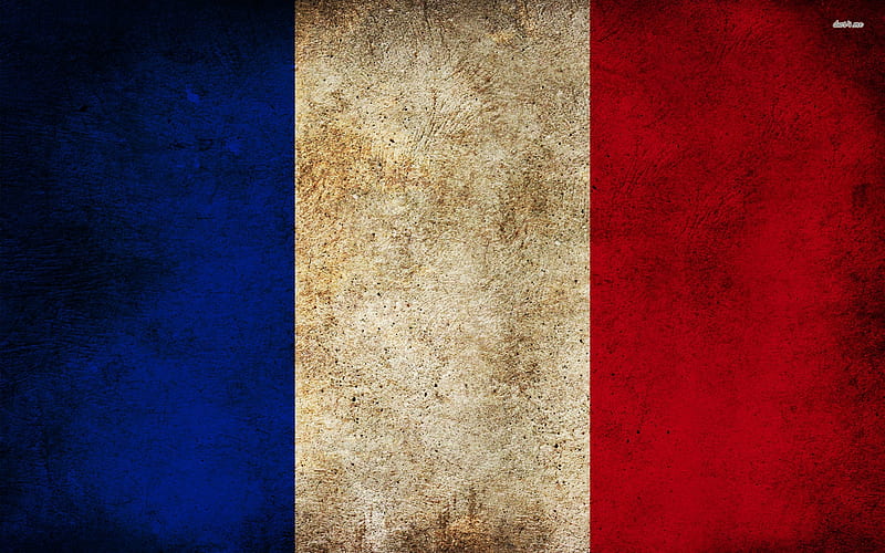 Flag Of France, star of david, rustic, background minimalism, country, flag texture simplistic, HD wallpaper