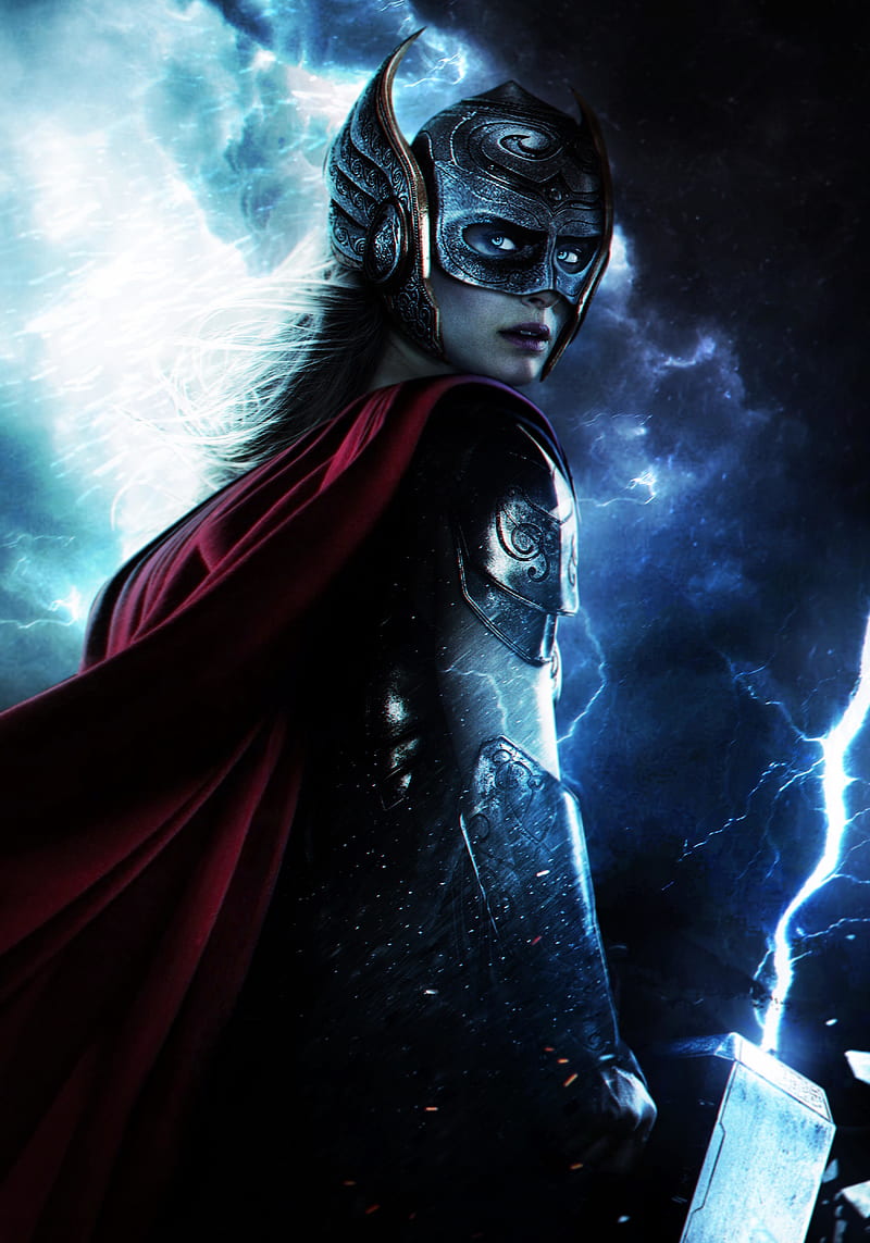 Natalie Portman As Thor FanArt, HD phone wallpaper