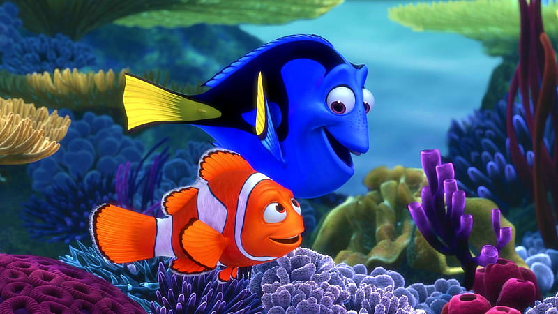 Finding Nemo Fishes, finding-nemo, movies, animated-movies, fish, underwater, HD wallpaper