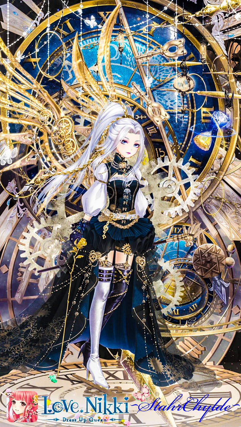 Clockwork Angel , anime, clock, fantasy, stahrchylde, steampunk, HD phone wallpaper