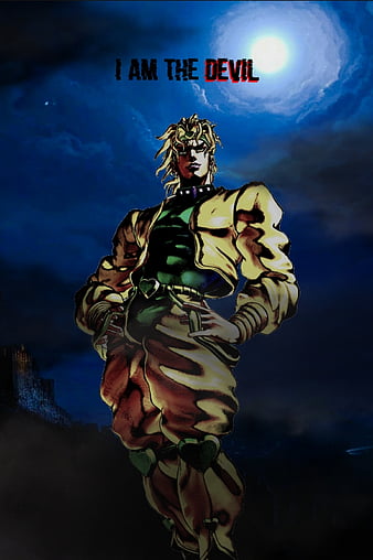 Jojo Closeup Of Dio Brando With Black Background HD Anime Wallpapers, HD  Wallpapers