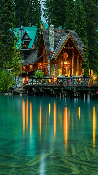Wallpaper ID 707531  1080P europe ringerike sky cottage cabin  reflection reflected lake norway countryside house free download