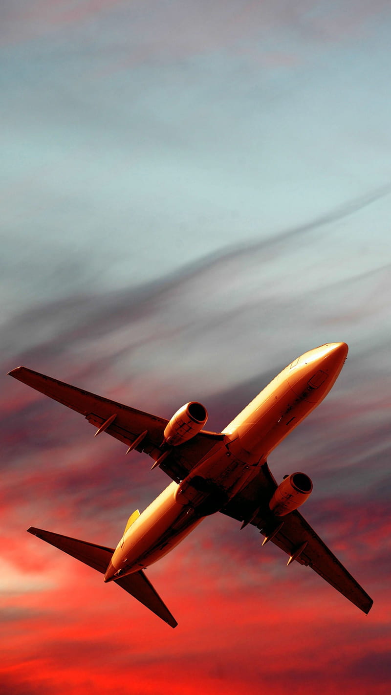 Passenger plane in the Sky , passenger plane, aircraft, HD phone wallpaper