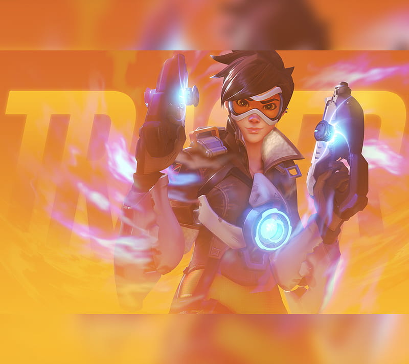 Overwatch Tracer, blink, blizzard entertainment, fps, ow, HD wallpaper