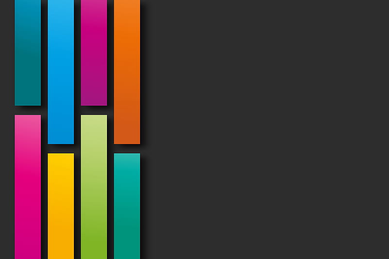 Tiles, colors strips, flags, rectangl, shapes, theme, HD wallpaper
