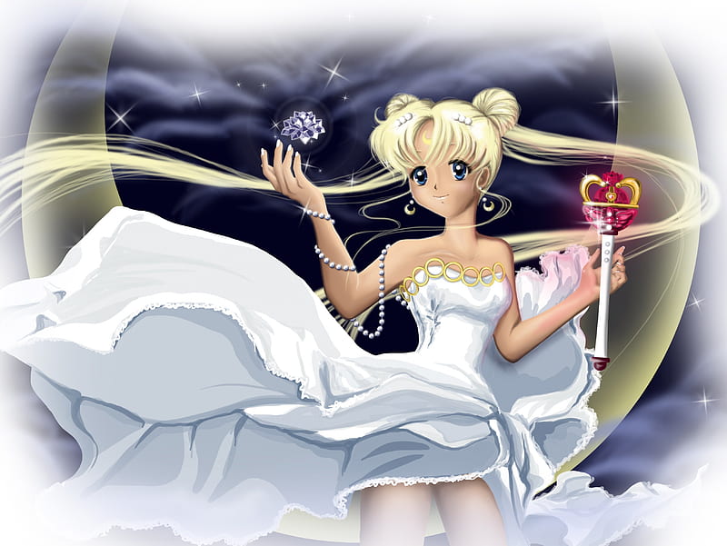 Bahamut Japanese Anime Silver Moon Tsukino Usagi Princess Serenity S925  Sterling Sliver Ring Birthstone - AliExpress