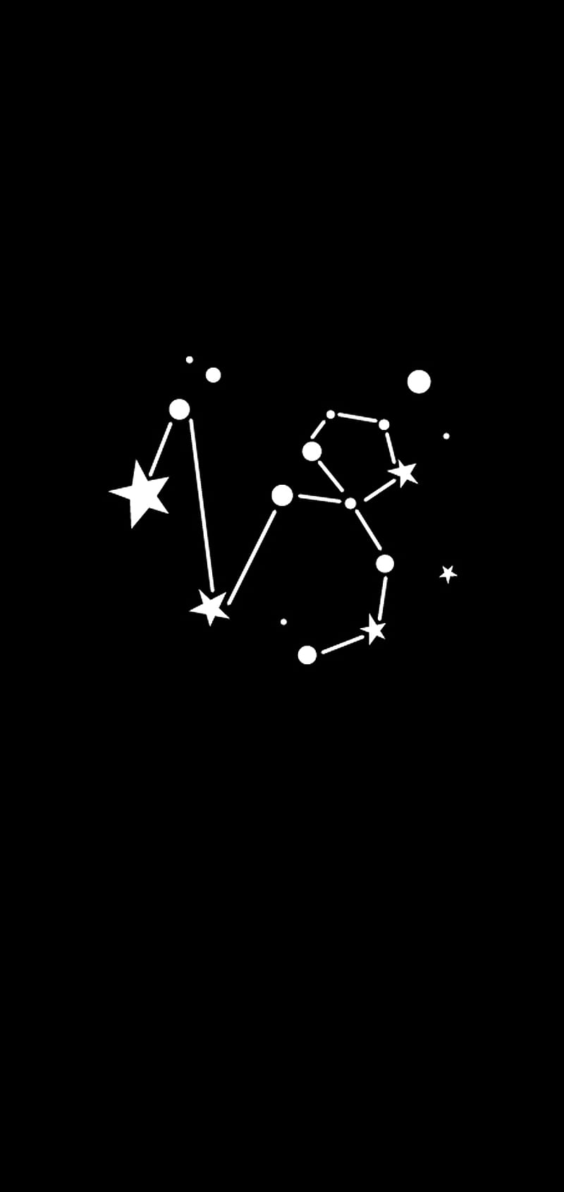 S10 Capricorn, Kiss, astrology, black, constellation, horoscope, s10 cutout, stars, symbol, zodiac, HD phone wallpaper