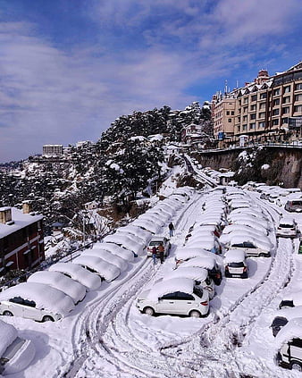 Heavenly Himachal : A view from the hill surrounded clam &… | Flickr